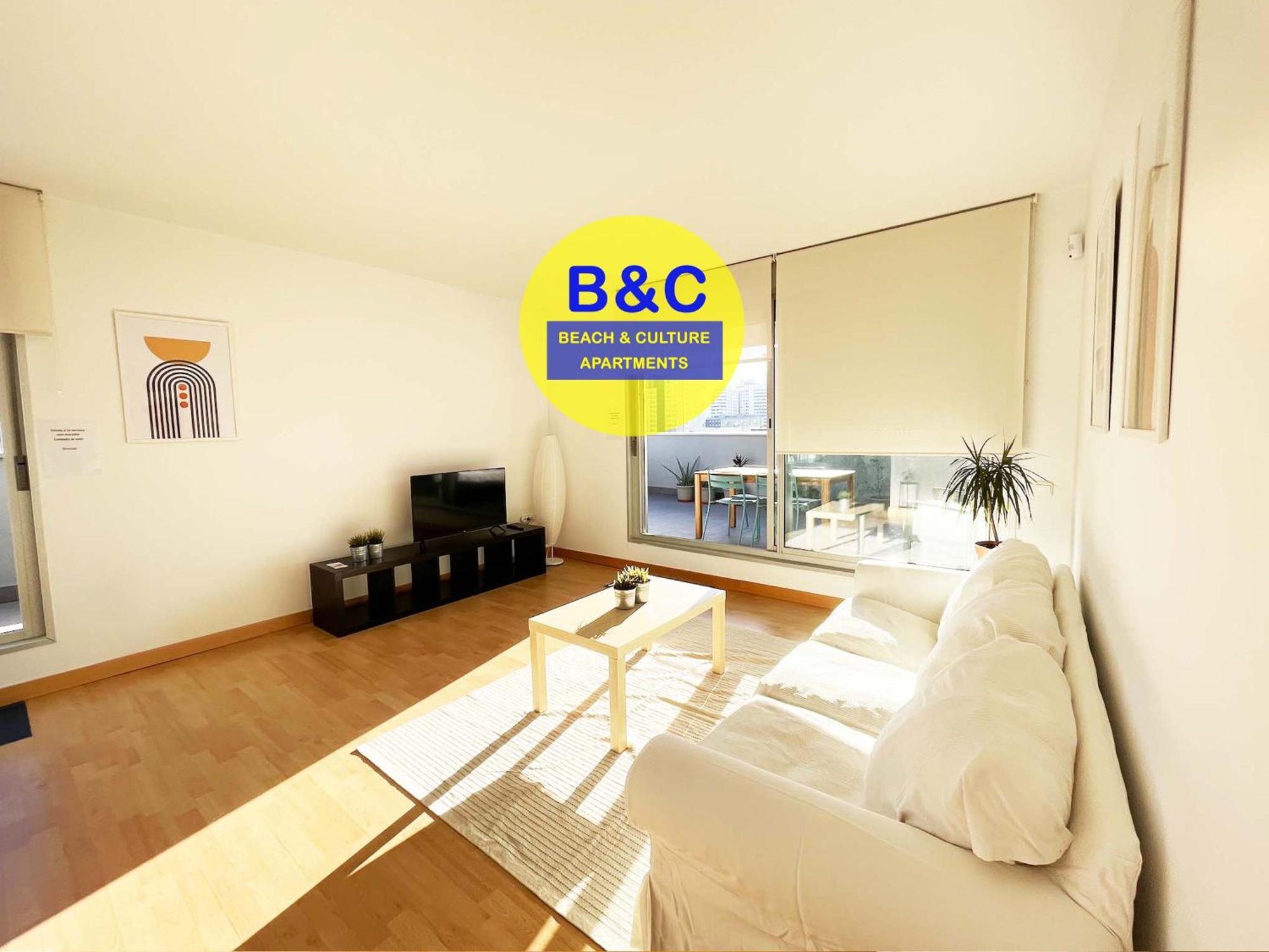 Beach & Culture Barcelona Port Forum Penthouse Apartment Sant Adria de Besos Exterior photo